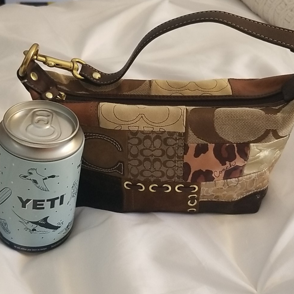 Coach Brown Patchwork Handbag